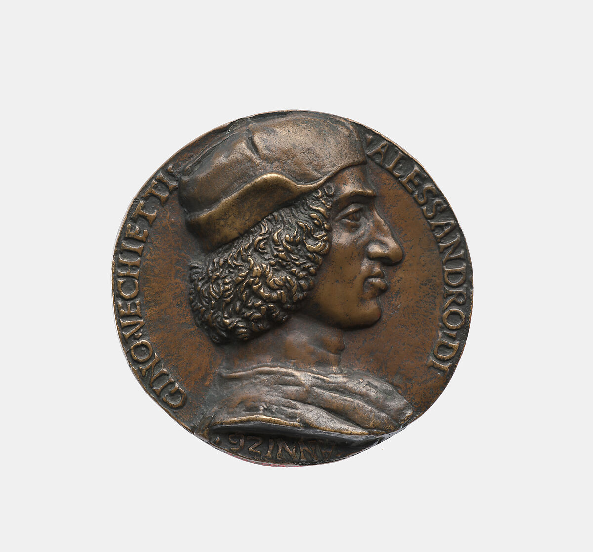 Alessandro di Gino Vecchietti 1472-1532, Attributed to Niccolò Fiorentino (Niccolò di Forzore Spinelli) (Italian, Florence 1430–1514 Florence), Bronze, Italian, Florence 