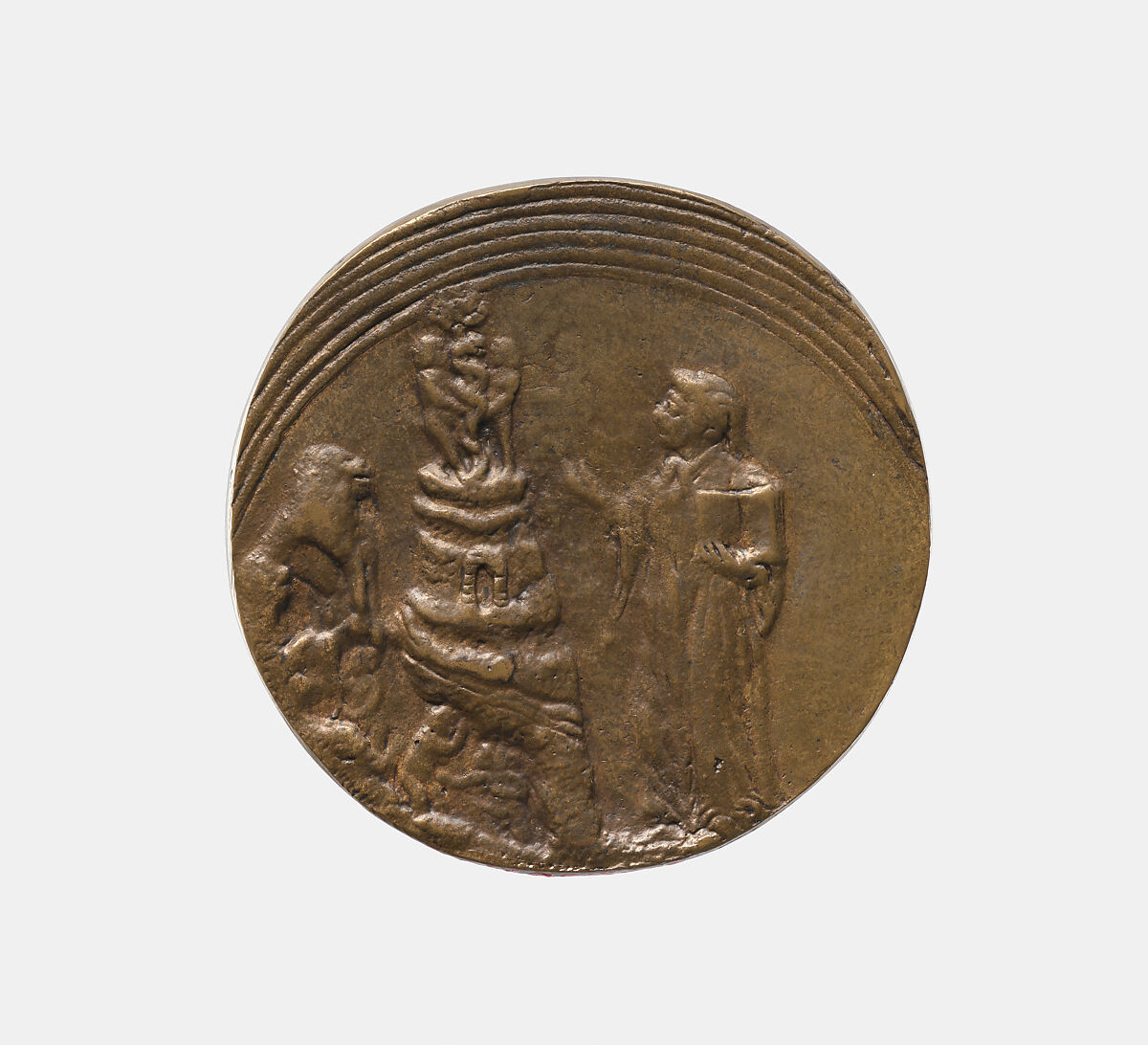 Dante Alighieri 1265-1321, Florentine poet, Unknown Florentine artist, Bronze, Italian, Florence