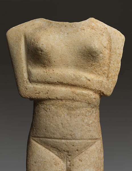 Marble female figure, Marble, Cycladic