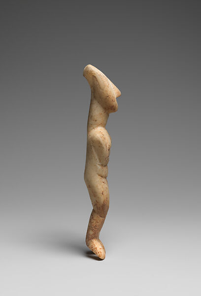 Marble female figure, Marble, Cycladic Islands, Keros-Syros