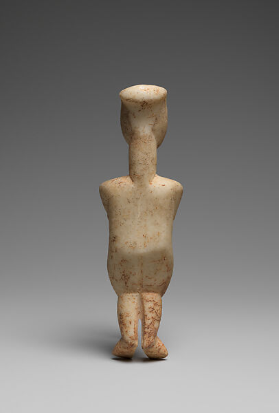 Marble female figure, Marble, Cycladic Islands, Keros-Syros