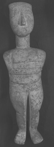 Marble female figure, Marble, Cycladic Islands, Keros-Syros