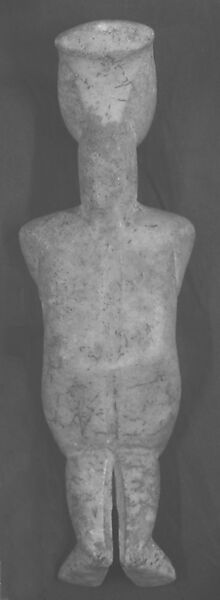 Marble female figure, Marble, Cycladic Islands, Keros-Syros