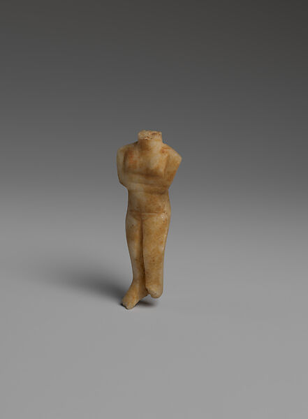 Marble female figure, Marble, Cycladic