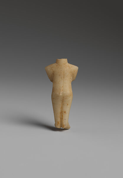 Marble female figure, Marble, Cycladic