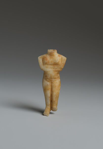 Marble female figure, Marble, Cycladic 