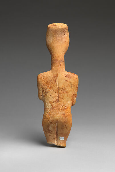 Marble female figure, Marble, Cycladic, Keros-Syros