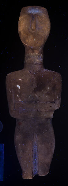 Marble female figure, Marble, Cycladic, Keros-Syros