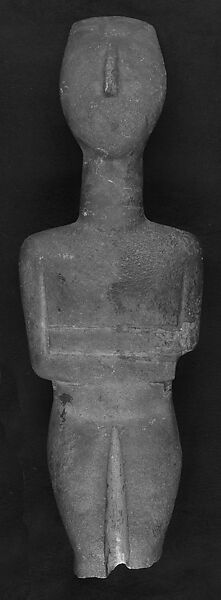Marble female figure, Marble, Cycladic, Keros-Syros