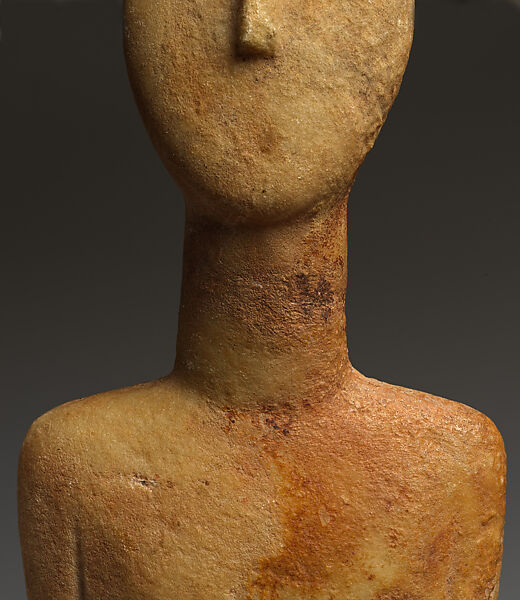Marble female figure, Marble, Cycladic, Keros-Syros
