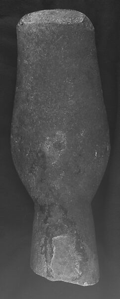 Marble head of a figure, Marble, Cycladic