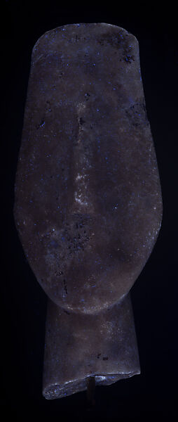 Marble head of a figure, Marble, Cycladic