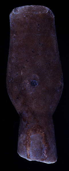 Marble head of a figure, Marble, Cycladic