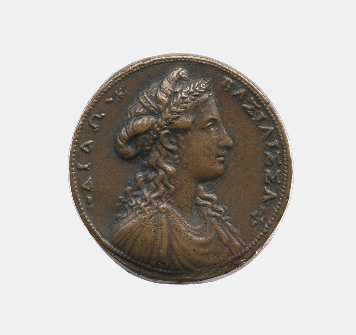 Dido, Queen of Carthage, Alessandro Cesati (Italian, born Cyprus, active 1538–64)  , called Il Greco or Il Grechetto, Bronze, Italian, Rome 