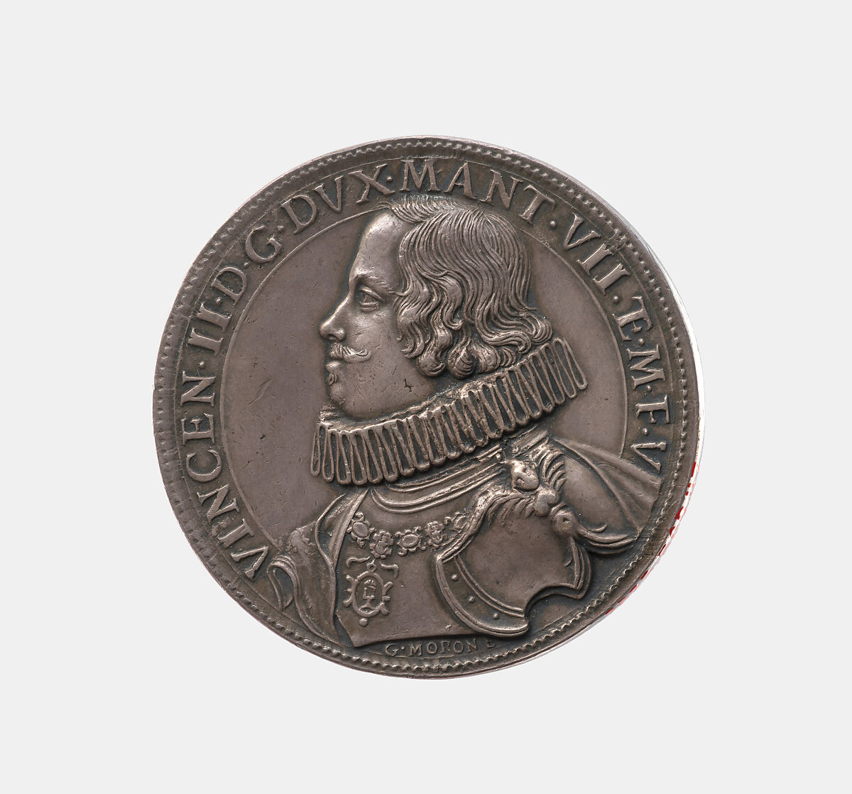 Vincenzo II Gonzaga, Duke of Mantua 1626-27, Gasparo Morone-Mola (Italian, ac. 1627–ca. 1668), Silver, Italian, Rome 