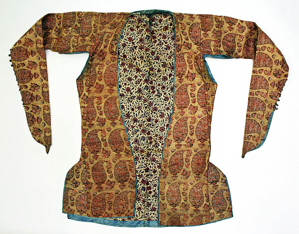 Jacket, Silk, metal wrapped thread; brocaded 