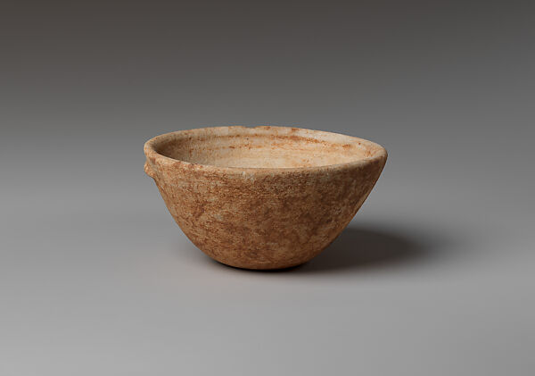 Marble spouted bowl, Marble, Cycladic