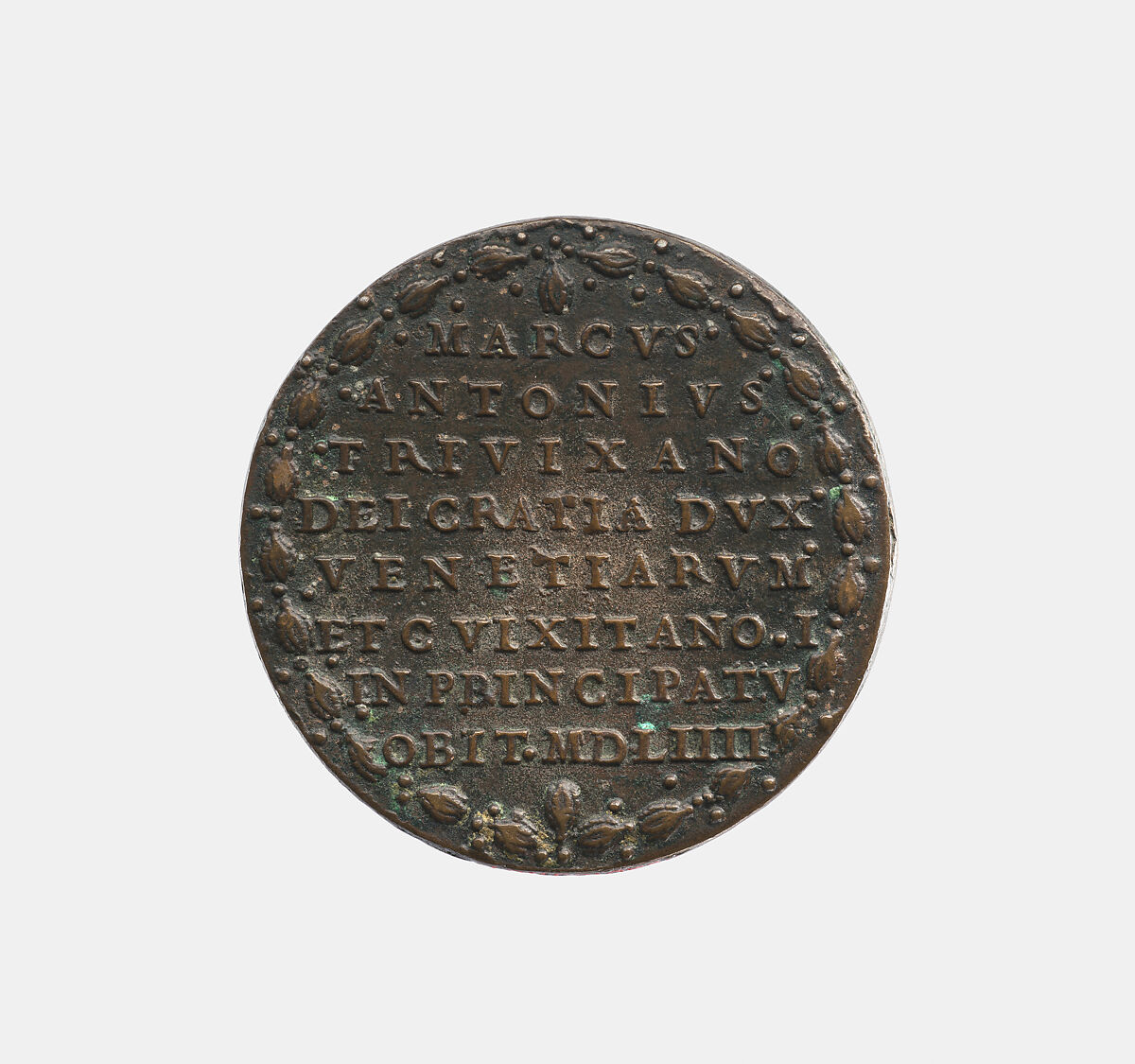 Marcantonio Trevisan, Doge of Venice 1553-54, Unknown Venetian artist, Bronze, Italian, Venice