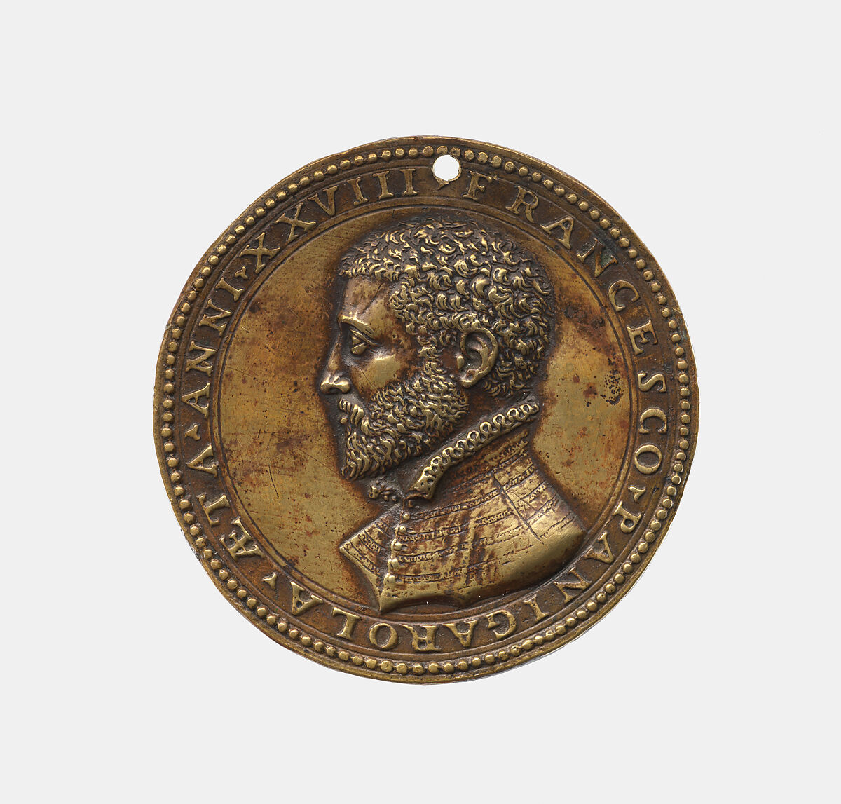 Francesco Panigarola 1548-94, Bishop of Asti 1587, Unknown Milanese artist, Bronze, Italian, Milan 