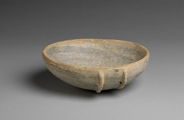Marble lug bowl, Marble, Cycladic