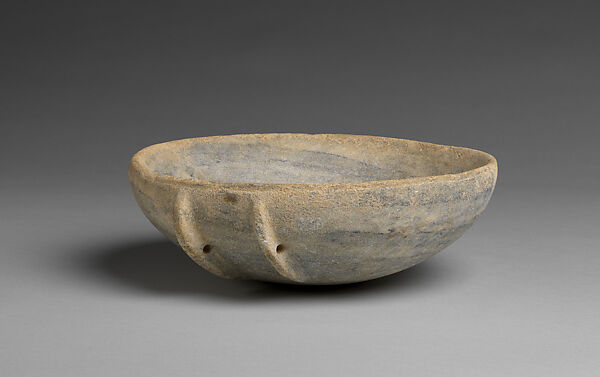 Marble lug bowl, Marble, Cycladic
