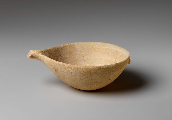 Marble spouted bowl, Marble, Cycladic