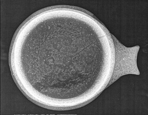 Terracotta frying pan, terracotta, Cycladic