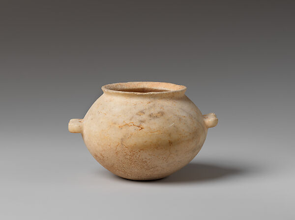 Marble pyxis (box), Marble, Cycladic