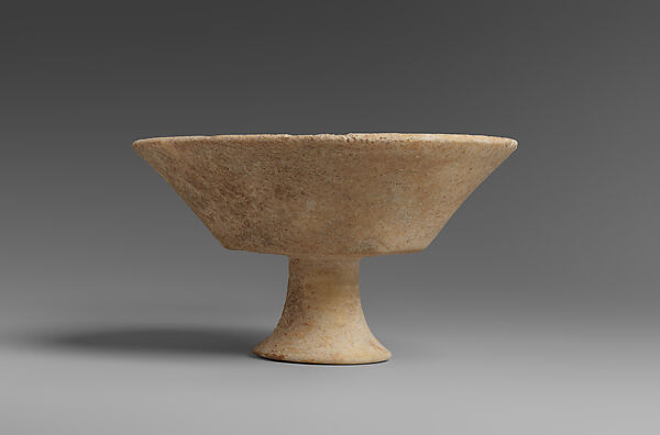 Marble footed bowl, Marble, Cycladic