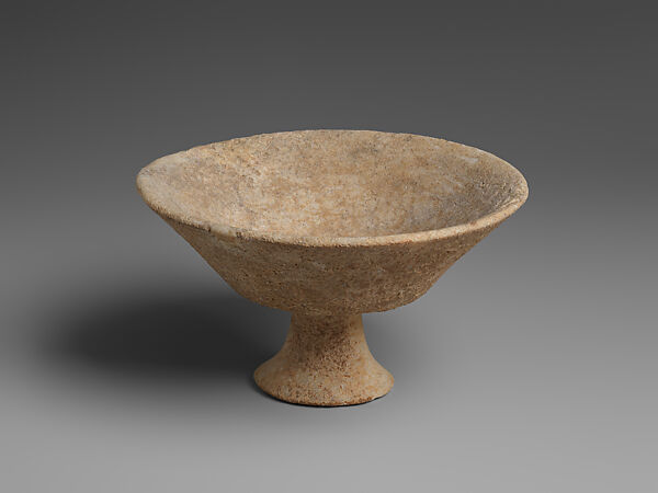 Marble footed bowl, Marble, Cycladic