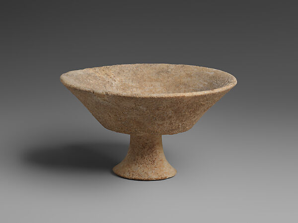 Marble footed bowl, Marble, Cycladic