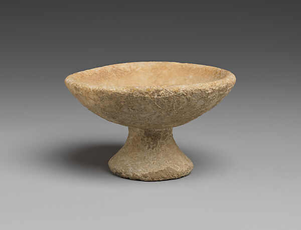 Marble footed bowl, Marble, Cycladic