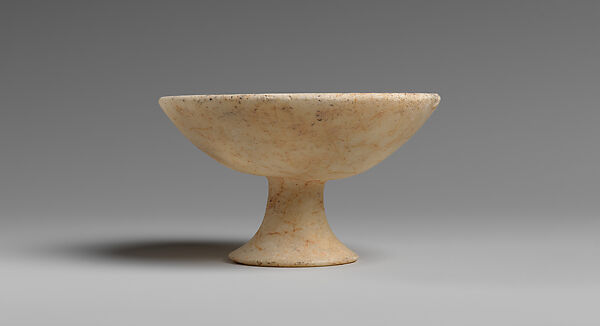 Marble footed cup, Marble, Cycladic