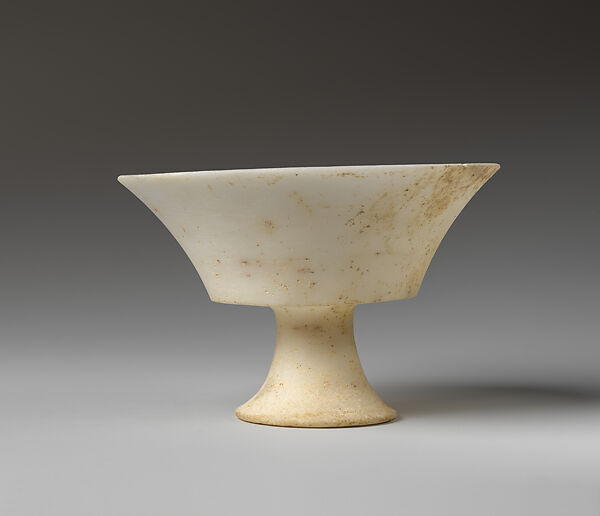 Marble footed cup, Marble, Cycladic