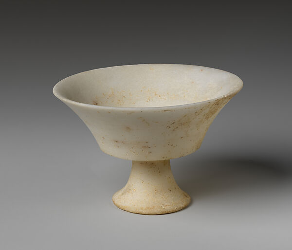 Marble footed cup, Marble, Cycladic