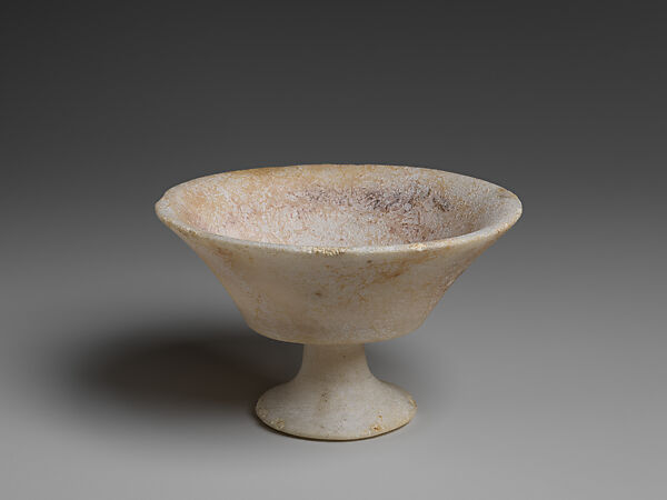 Marble footed cup, Marble, Cycladic