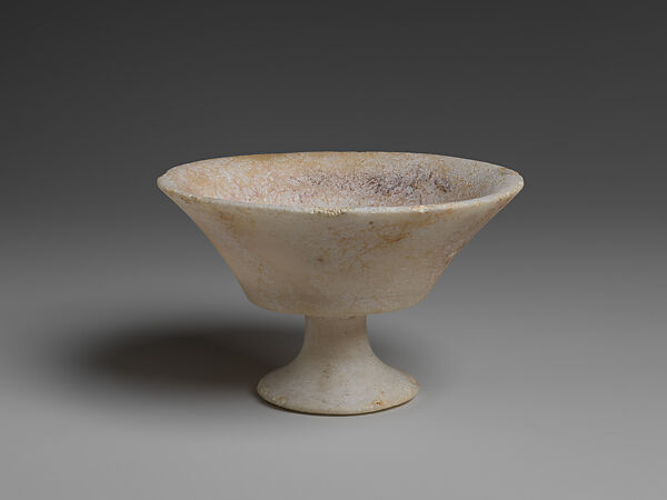 Marble footed cup, Marble, Cycladic