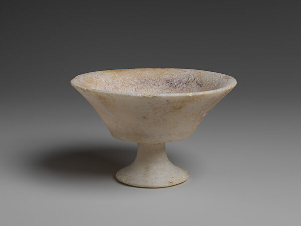 Marble footed cup, Marble, Cycladic