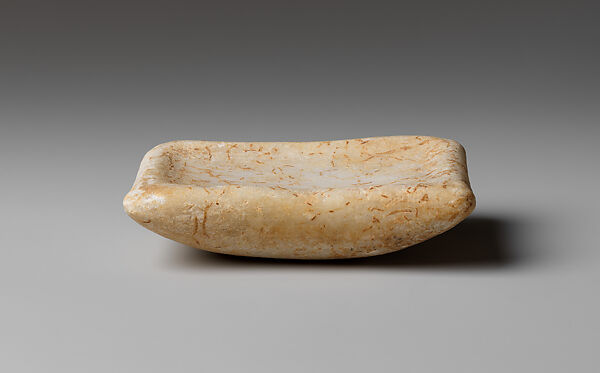 Marble palette, Marble, Cycladic