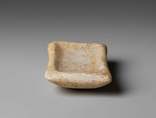 Marble palette, Marble, Cycladic