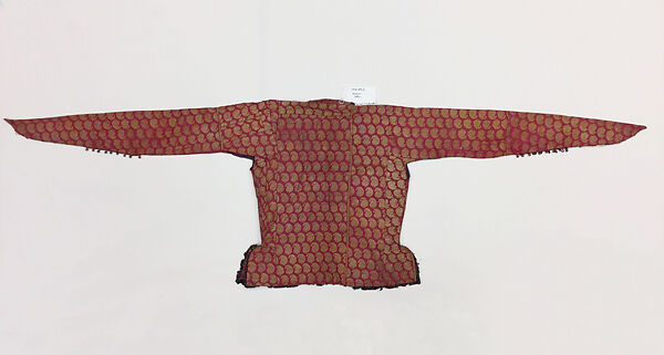 Jacket, Silk, metal wrapped thread; brocaded