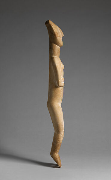 Marble female figure, Marble, Cycladic