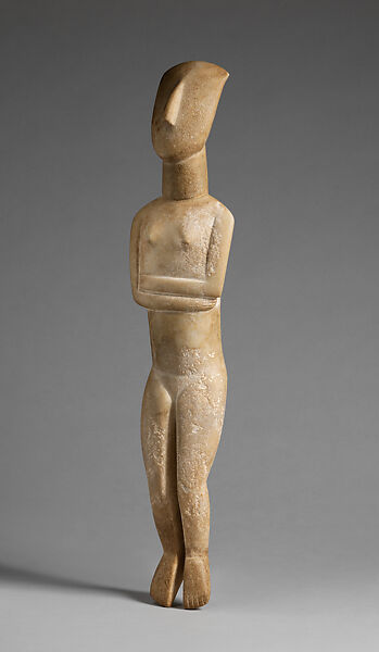 Marble female figure, Marble, Cycladic