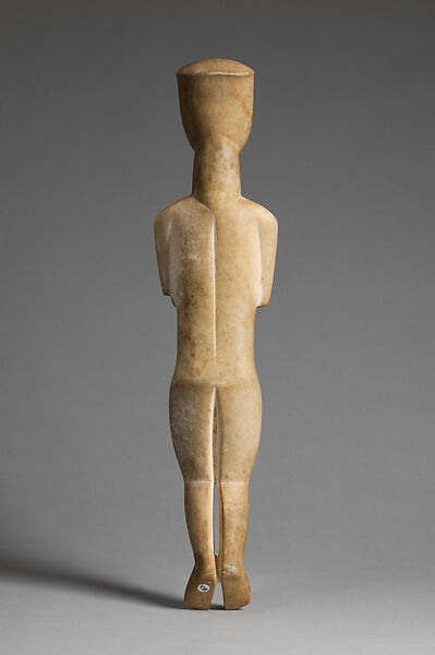Marble female figure, Marble, Cycladic