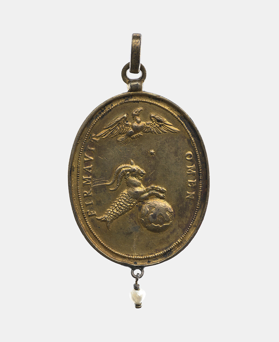 Rudolf II of Hapsburg 1552-1612, Emperor 1576-1612, Paulus Willemsz. van Vianen (Netherlandish, Utrecht ca. 1570–ca. 1613/14 Prague), Silver, old fire-gilding, pearl, Czech, Prague