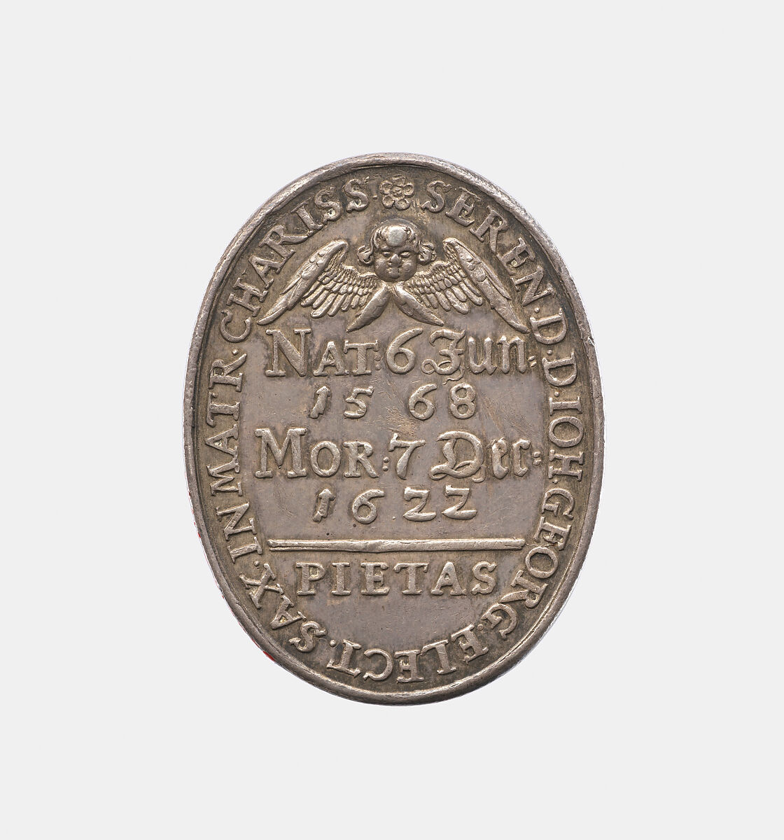 Sophia of Brandenburg 1568-1622, wife of Christian I, Elector of Saxony, Ruprecht Niclas Kitzkatz (German, Dresden, ac. ca. 1615–1633), Silver, German, Dresden