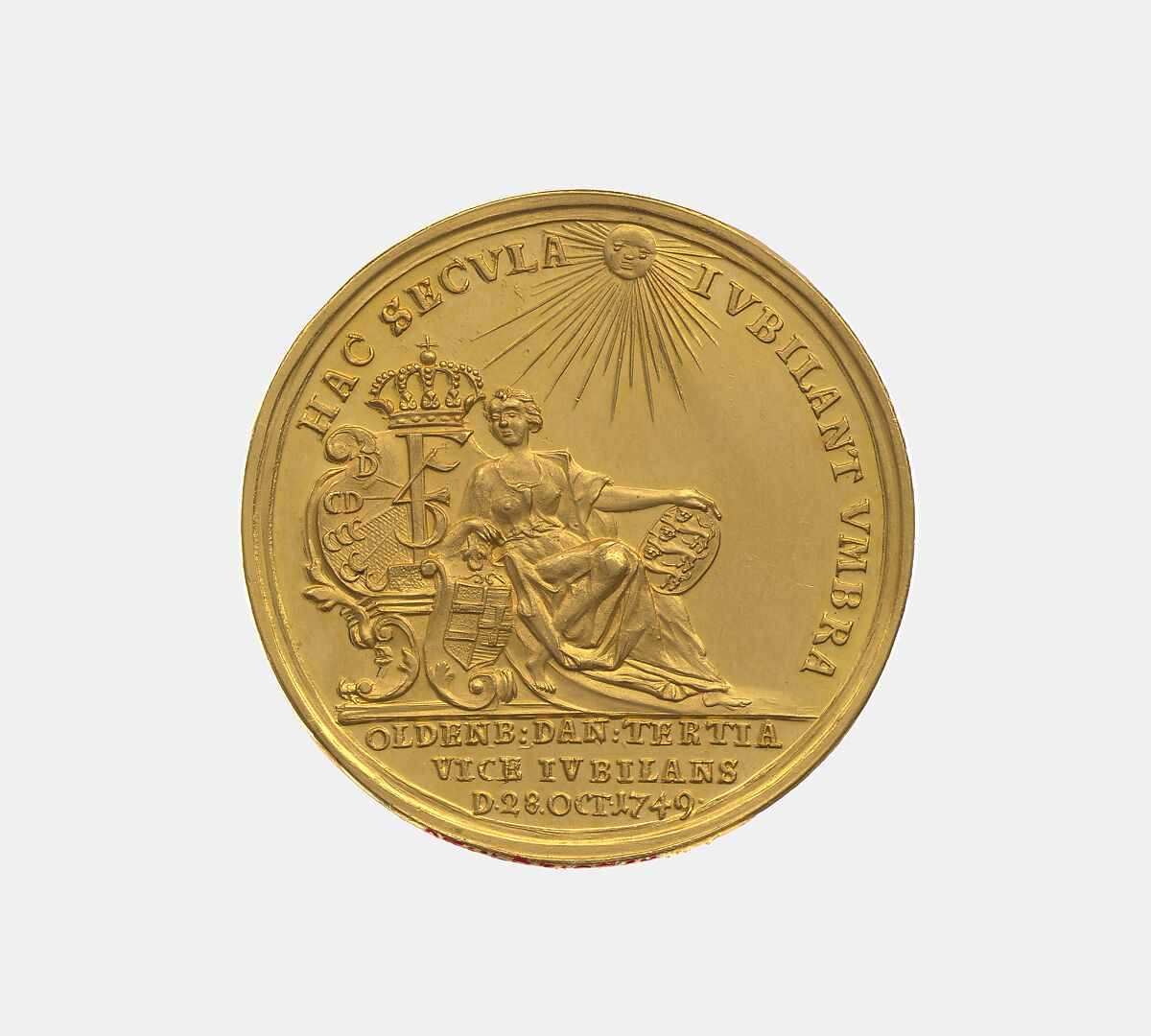 Frederick V 1723-66, King of Denmark and Norway 1746-66, Paul Heinrich Goedecke (German, 1730–1764), Gold, German, Hamburg