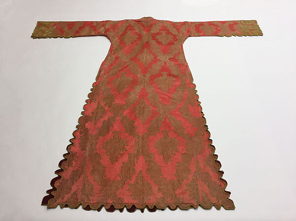 Entari, Silk, metal wrapped thread; brocaded