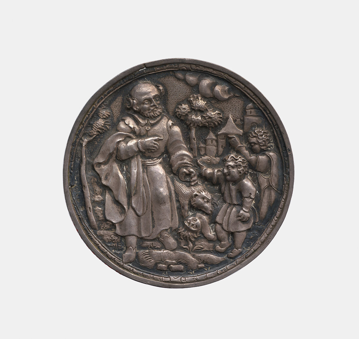 Anointing of Saul | Biblical Scene, Unknown Dutch artist, Silver, Dutch