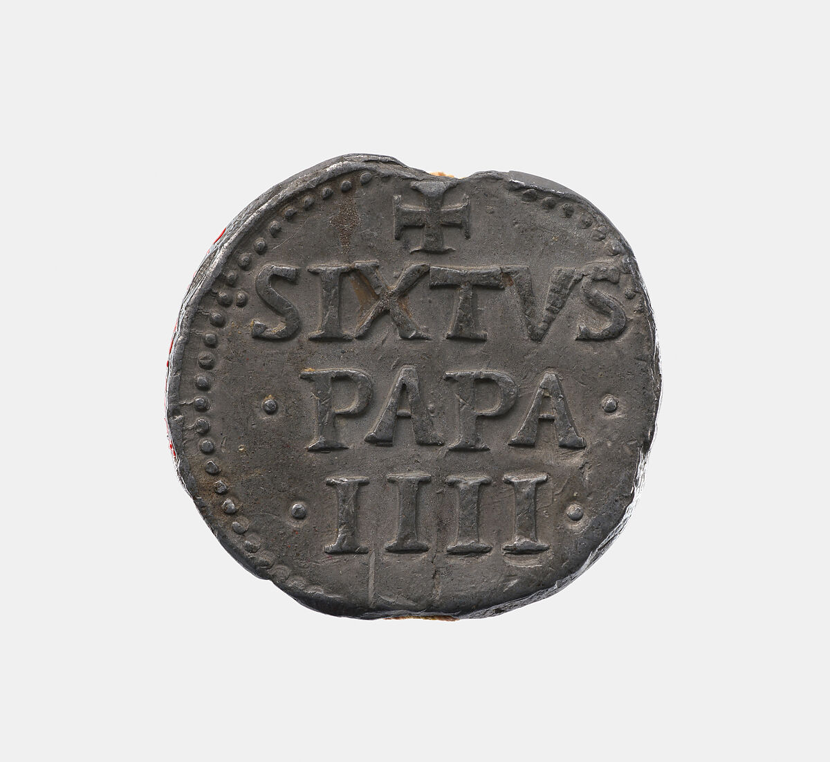 Sixtus IV (Francesco della Rovere 1414-84), Pope 1471-84, Unknown Roman artist, Lead, Italian, Rome